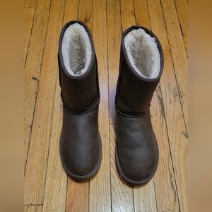 UGG Dark Brown Shearling Boots
